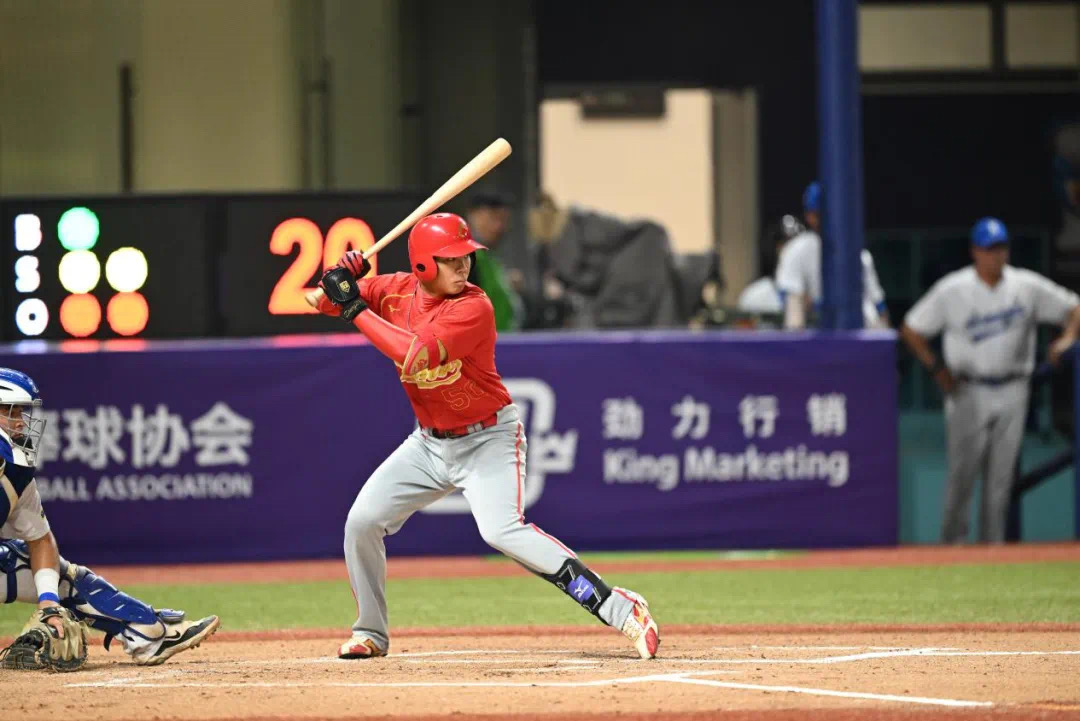 China's U23 Baseball Team Celebrates
